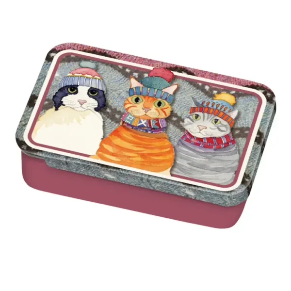 lata pequeña gatos con gorros emma ball