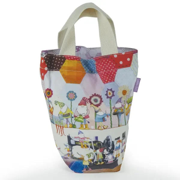 Bolsa tipo bombonera pequeña Gnomos