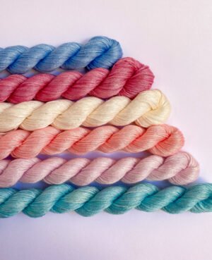 pack minis srt yarn - bambú atardecer