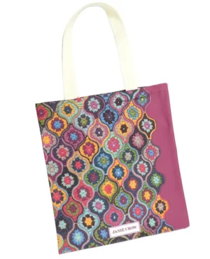 tote bag fucsia grannies