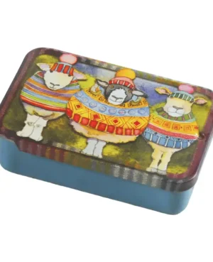 cajita pequeña ovejas jerseys y gorros