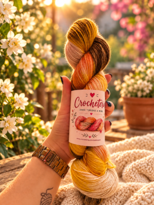 merino-seda crochetería