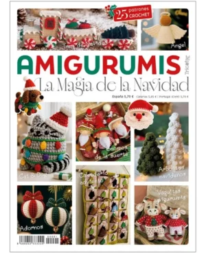 Revista Amigurumis – La Magia de la Navidad | 25 patrones de crochet